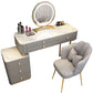 Solid Wood Makeup Counter Adjustable Mirror Vanity Dressing Table with Drawer