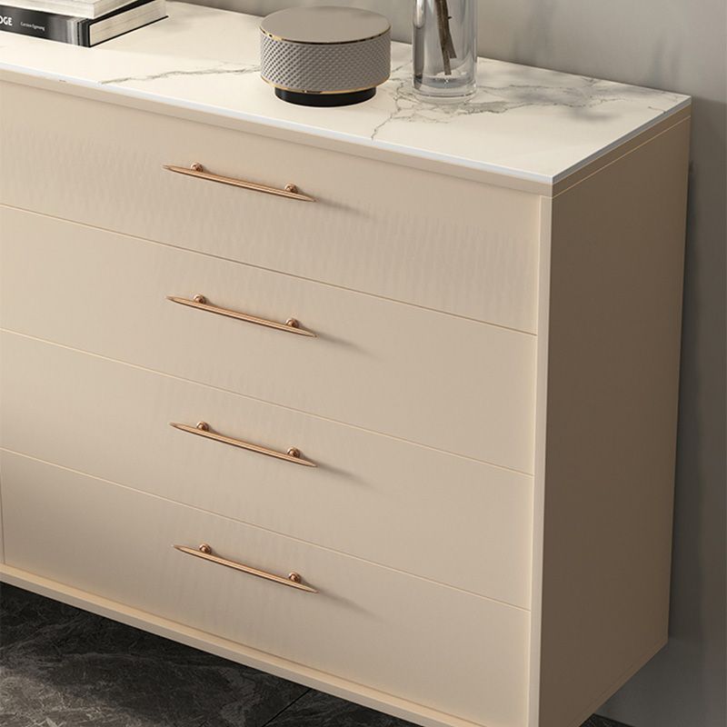 Luxury Style Side Board Sintered Stone Home Storage Sideboard with Drawers and Door Clearhalo 'buffet_sideboard' 'Buffets & Sideboards' 'furn' 'furn_buffet_sideboard' 'Furniture' 'Kitchen & Dining Furniture' 1200x1200_0d53f4ce-935d-43a7-82fe-7c6143d9f4ff