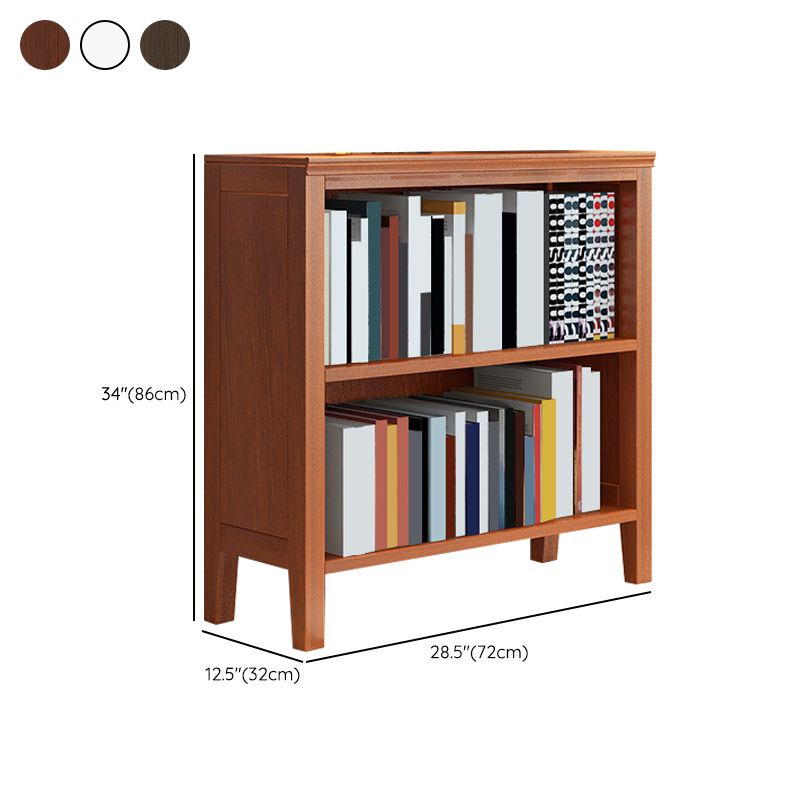 Contemporary Standard Bookcase Closed Back Wooden Bookshelf with Shelves Clearhalo 'Bookcases' 'furn' 'furn_bookcases' 'Furniture' 'Office Furniture' 1200x1200_0d58ebd6-a85d-47a4-aaff-4659e84f72b0