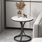 Tavolo da tavolo moderno di round -end per sala da pranzo e casa