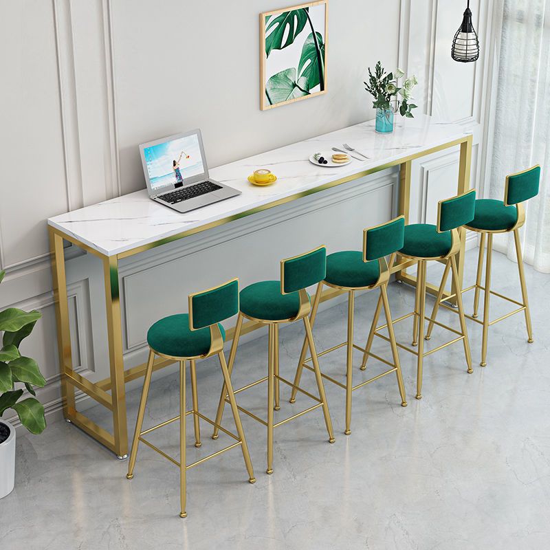 White Bar Table Traditional Luxury Rectangle Bar Table with Trestle Base Clearhalo 'Bar Furniture' 'Bar Tables' 'bar_tables' 'Furniture' 'furniture_bar_tables' 'Kitchen & Dining Furniture' 1200x1200_0d5ab2cb-5eda-4761-a94c-15a88cf865e2