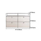 Contemporary Sideboard Stainless Steel Dining Sideboard with Locking Cabinet Clearhalo 'buffet_sideboard' 'Buffets & Sideboards' 'furn' 'furn_buffet_sideboard' 'Furniture' 'Kitchen & Dining Furniture' 1200x1200_0d5c61b5-0ed9-4b6b-9afb-bedbfc4b929f
