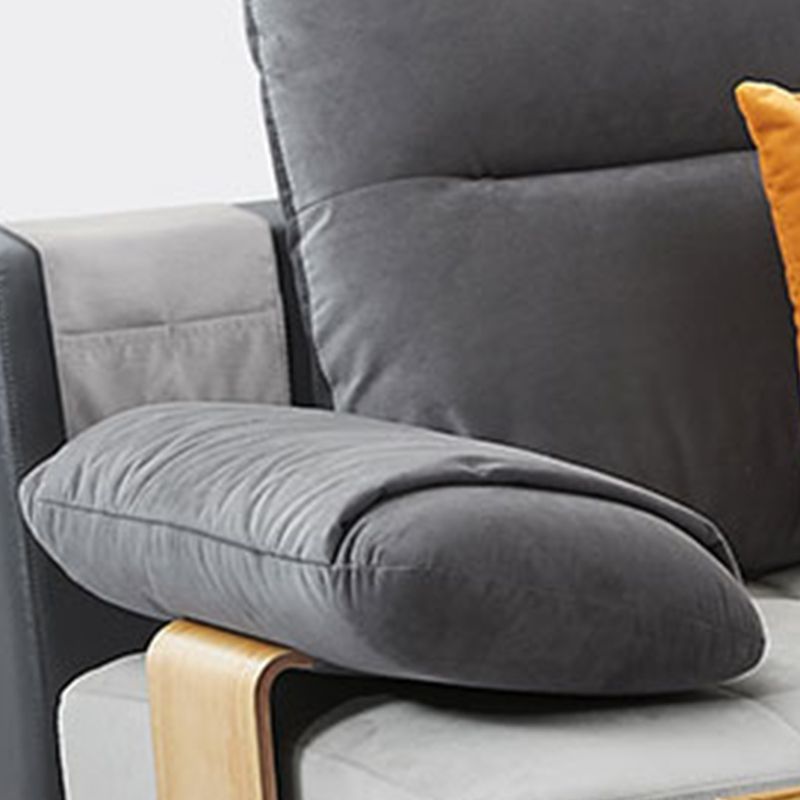 Cuscino contemporaneo Top ARM Sezione divano di divano di velluto sezionale
