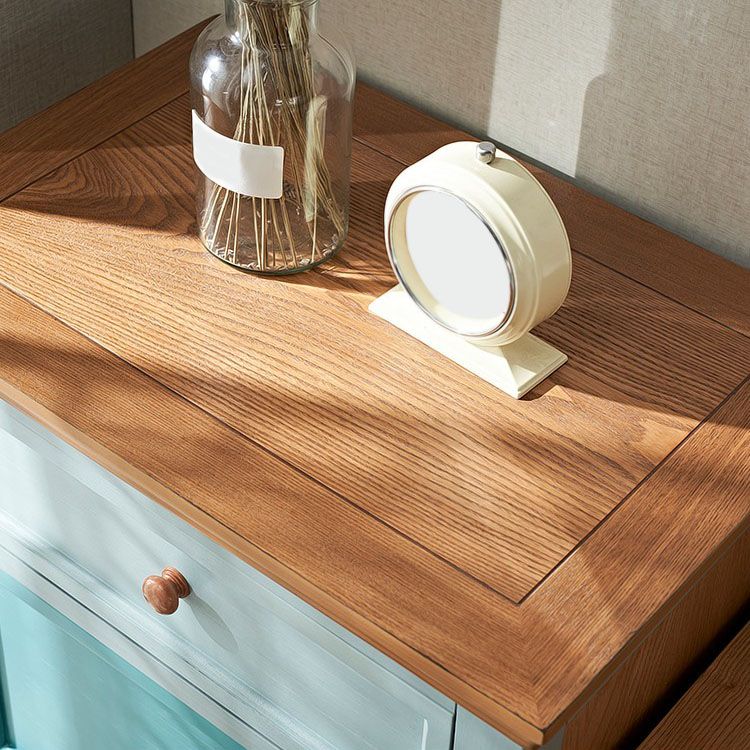 Rangement en bois coffre américain commode de rangement de style traditionnel américain avec tiroirs