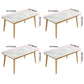 Simplicity Home Sintered Stone Dining Table Rectangle Shape Dining Table with 4 Legs Base Clearhalo ' dining_table' 'Dining Tables & Seating' 'Dining Tables' 'furn' 'furn_dining_table' 'Furniture' 'furniture_dining_table' 'Kitchen & Dining Furniture' 'kitchen&dining_furn' 'kitchen' 'kitchen_dining_table' 1200x1200_0d5ee700-4858-4424-858c-3e7df47043ec