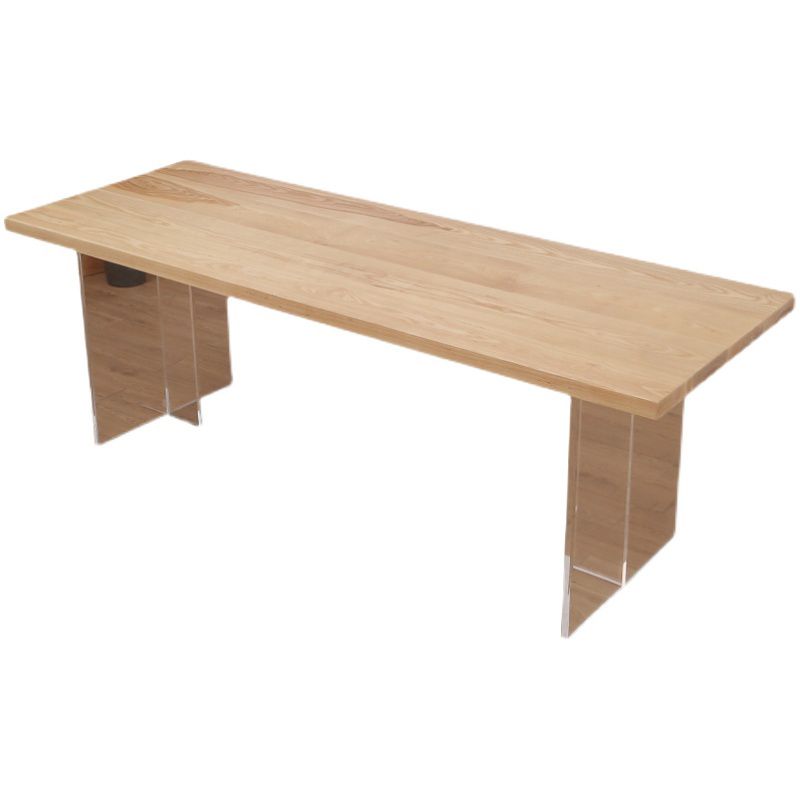 Modern 1/2/5/7 Pieces Rectangle Dining Set with Solid Wood Table and Chairs Furniture Clearhalo 'Dining Room Sets' 'Dining Tables & Seating' 'dining_room_set' 'furn' 'furn_dining_room_set' 'Furniture' 'furniture_dining_room_set' 'Kitchen & Dining Furniture' 'kitchen&dining_furn' 'kitchen' 1200x1200_0d620905-2f5e-4e76-a369-68364180b2bf