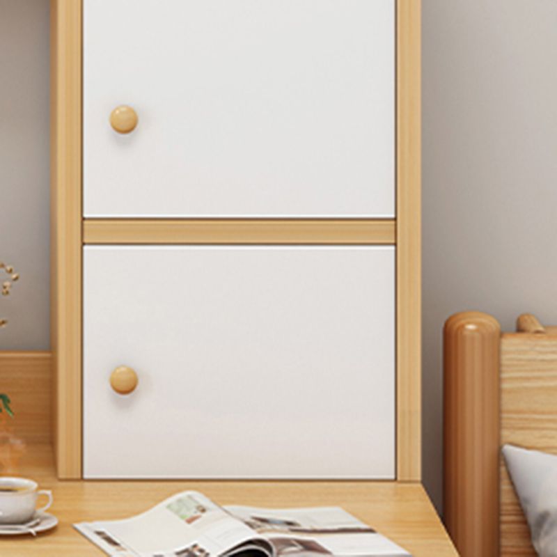 Escritorio de oficina de madera de estilo contemporáneo escritorio rectangular de tareas en blanco/natural