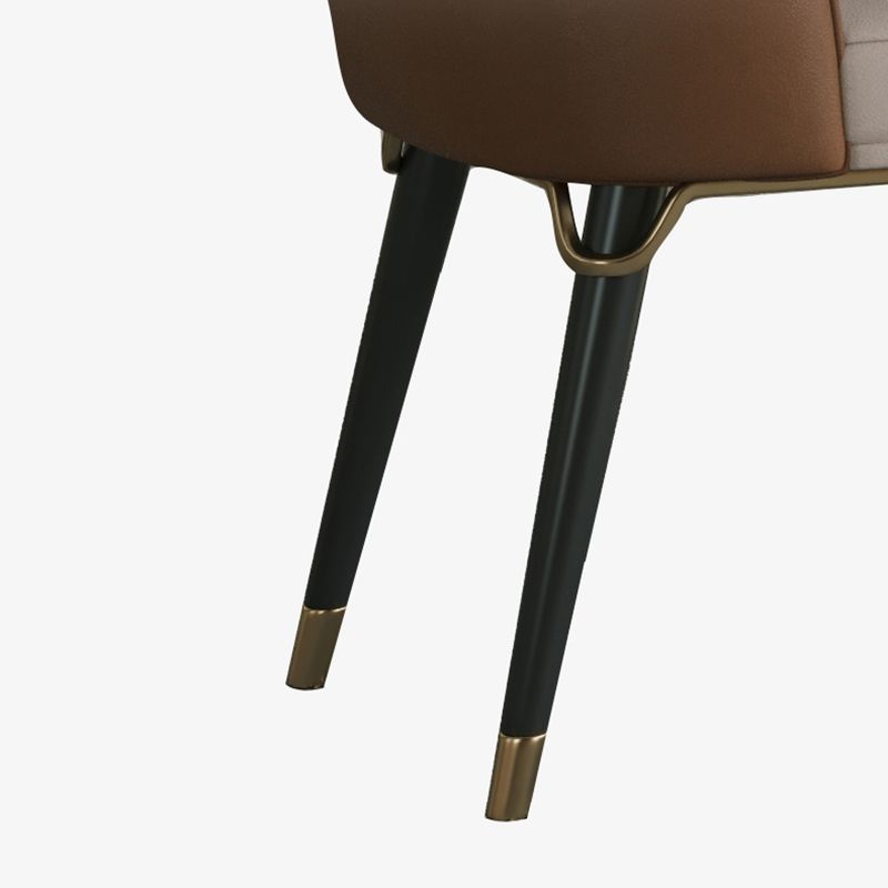 Home Armless Dining Chairs Upholstered Side Chairs with Wood Legs (Set of 2) Clearhalo ' kitchen&dining_furn' 'Dining Chairs' 'Dining Tables & Seating' 'dining_chair' 'furn' 'furn_dining_chair' 'Furniture' 'furniture_dining_chair' 'Kitchen & Dining Furniture' 'kitchen' 1200x1200_0d677040-40a0-48aa-8439-d50c19d8c26f