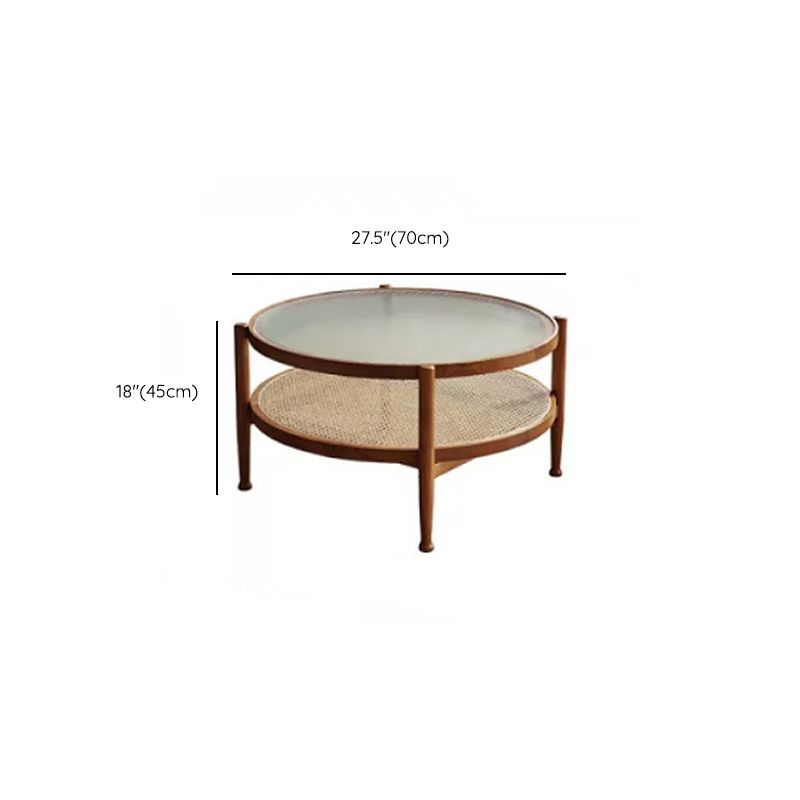 Tropical Coffee Cocktail Table Storage Solid Wood Coffee Table Clearhalo 'Coffee & Accent Tables' 'Coffee Tables' 'coffee_tables' 'furn' 'furn_coffee_tables' 'Furniture' 'Living Room Furniture' 1200x1200_0d67b89f-b16e-43a4-8aff-7f4dad8cce3e