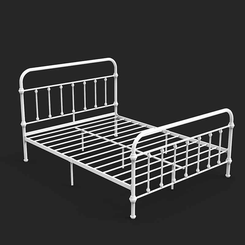 Modernism Open-Frame Bed with Headboard 47.24" Metal Bed Frame Clearhalo 'Bedroom Furniture' 'Beds' 'furn' 'furn_beds' 'Furniture' 1200x1200_0d6825a5-66ab-4e82-8928-e99ef58abd7b