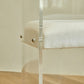 Modern Simple Arm stoel Plastic frame Dineerstoel voor woonkamer