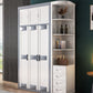 Rubberwood Wardrobe Closet Contemporary Hinged Wardrobe Cabinet