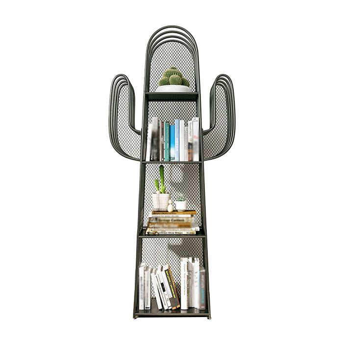 Scandinavian Iron Geometric Bookshelf Vertical Bookshelf,16.5"L x 11.8"W x 59"H Clearhalo 'Bookcases' 'furn' 'furn_bookcases' 'Furniture' 'furniture_bookcases' 'kitchen' 'kitchen_bookcases' 'Living Room Furniture' 'Office Furniture' 1200x1200_0d6a8700-cb8f-4fa6-8d2e-642c5ecc9d26