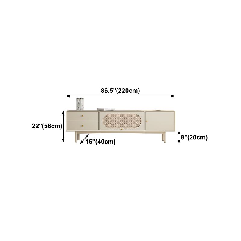 Sideboard di sideboard di sideboard del rettangolo della casa di lussuoso ritmo in legno