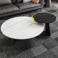 Modern Fixed Top Coffee Table Round Steel Abstract Cocktail Table Clearhalo 'Coffee & Accent Tables' 'Coffee Tables' 'coffee_tables' 'furn' 'furn_coffee_tables' 'Furniture' 'furniture_coffee_tables' 'Living Room Furniture' 1200x1200_0d6e28a8-6296-4207-b85e-c70a66abfc8f