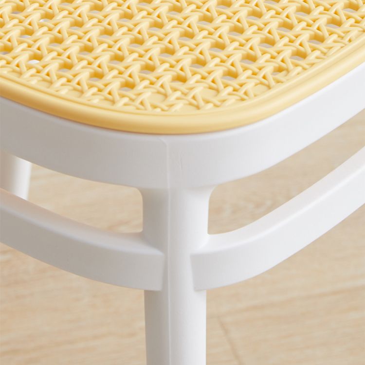 Contemporary Indoor Plastic Open Back Stackable Dining Side Chair Clearhalo 'Dining Chairs' 'Dining Tables & Seating' 'dining_chair' 'furn' 'furn_dining_chair' 'Furniture' 'Kitchen & Dining Furniture' 1200x1200_0d6f1b5c-5b20-4a61-a685-1a03dc05ce33