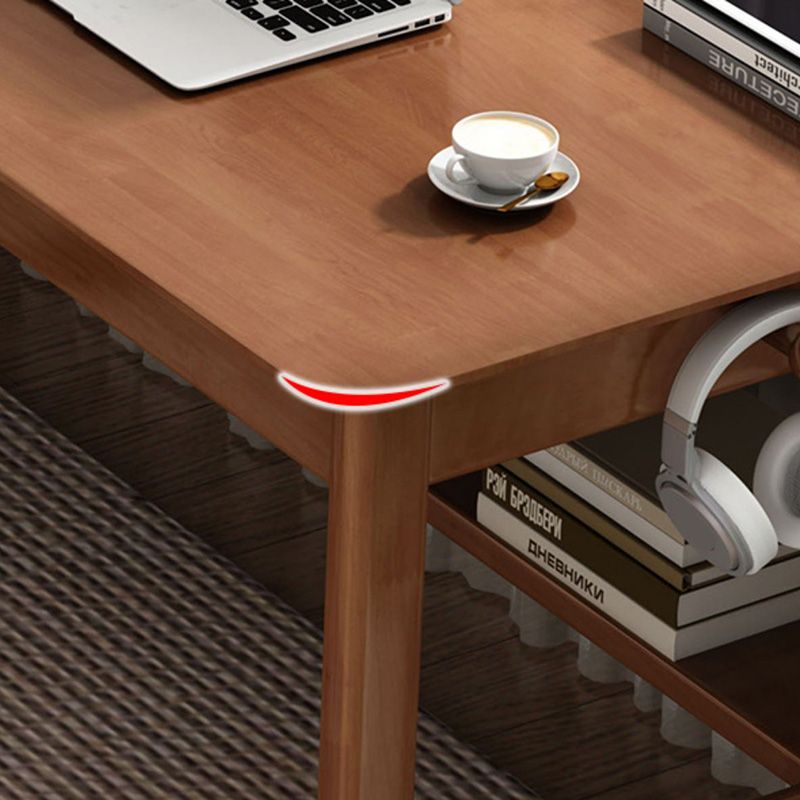 Modern Wood Writing Writing Desk 21.65 "de ancho Wood Wood Desk para el hogar