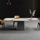 Rectangle Fixed Dining Room Table Luxury Sintered Stone Kitchen Table Clearhalo 'Dining Tables & Seating' 'Dining Tables' 'dining_table' 'furn' 'furn_dining_table' 'Furniture' 'Kitchen & Dining Furniture' 1200x1200_0d7141b8-c127-496c-a4b1-14973dc81954