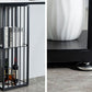 Glam Table and Stool Set Oval 1/2/3 Pieces Bar Pub Table Set Clearhalo 'Bar Furniture' 'furn' 'furn_home_bar_bar_sets' 'Furniture' 'Home Bars & Bar Sets' 'home_bar_bar_sets' 'Kitchen & Dining Furniture' 1200x1200_0d721caf-20a8-4ef7-9cda-ed0057c3d14a