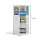 Glass File Cabinet Contemporary Storage Shelves Locking File Cabinet Clearhalo 'Filing Cabinets' 'filling_cabinets' 'furn' 'furn_filling_cabinets' 'Furniture' 'Office Furniture' 1200x1200_0d724d37-f1b0-49c9-ae1b-94fdd6406557