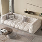 Zeitgenössische weiße Kissentuxedo Arm Wohnzimmer Standard Sofa