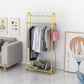 Perchero de suelo minimalista moderno con soporte de pasillo de metal para el hogar