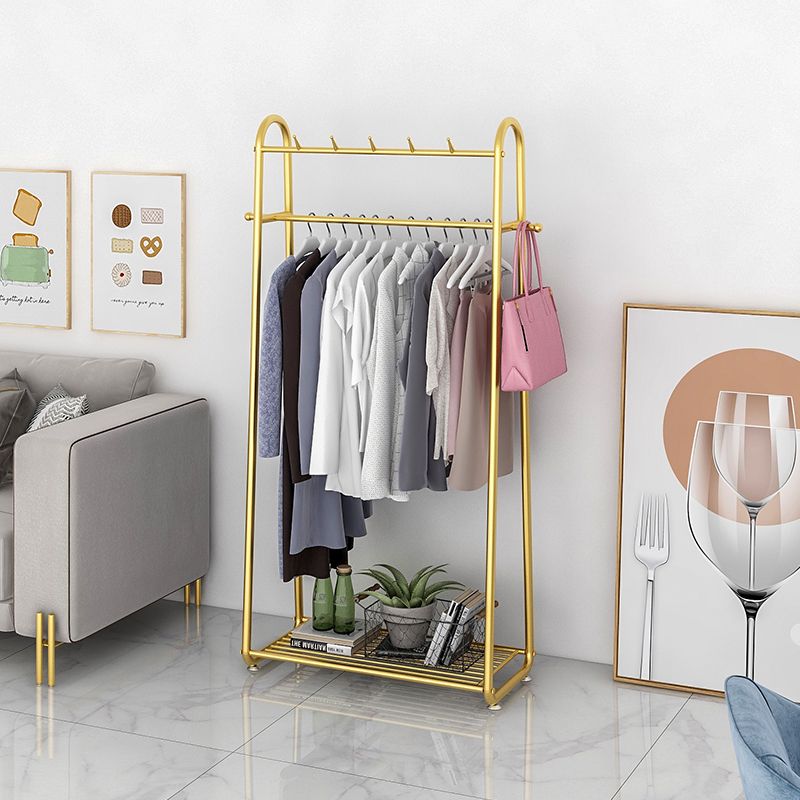 Perchero de suelo minimalista moderno con soporte de pasillo de metal para el hogar