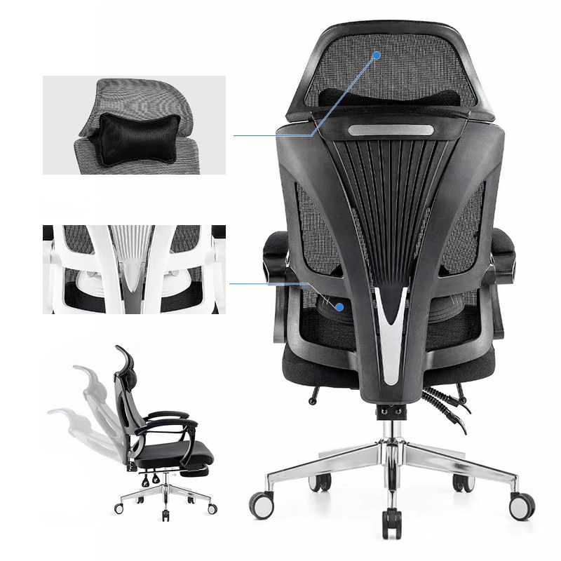 Modern Office Chair Adjustable Seat Height Padded Arms Desk Chair with Wheels Clearhalo 'furn' 'furn_office_chair' 'Furniture' 'Office Chairs' 'Office Furniture' 'office_chair' 1200x1200_0d75a893-6091-4b0d-a79d-4109ac013d20