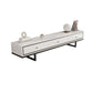 Modern Style Stone TV Stand White Colour Enclosed Storage TV Stand Console with 3 Drawers Clearhalo 'furn' 'furn_tv_stands_entertainment_centers' 'Furniture' 'Living Room Furniture' 'TV Stands & Entertainment Centers' 'TV Stands & Media Storage Furniture' 'tv_stands_entertainment_centers' 1200x1200_0d76187d-1099-4488-9d7a-d41cd245d28f
