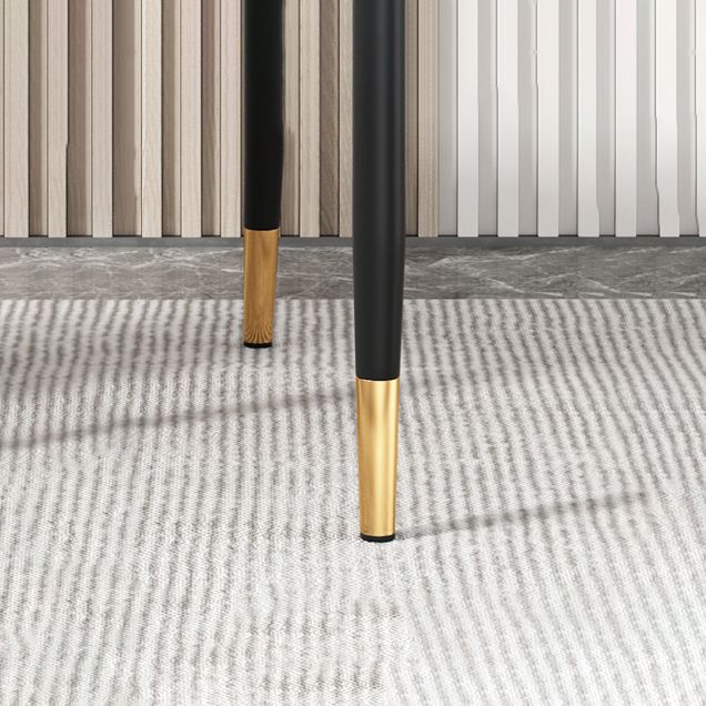 Scandinavian Home Side Chair Upholstered Parsons Back Metal Dining Room Chair Clearhalo ' kitchen&dining_furn' 'Dining Chairs' 'Dining Tables & Seating' 'dining_chair' 'furn' 'furn_dining_chair' 'Furniture' 'furniture_dining_chair' 'Kitchen & Dining Furniture' 'kitchen' 1200x1200_0d7a7bc8-556d-4422-be5e-4126804a38ef