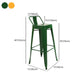 Industrial Bar and Counter Stool Metal Square Stool with 4 Legs Clearhalo 'Bar Furniture' 'Bar Stools' 'bar_stools' 'furn' 'furn_bar_stools' 'Furniture' 'furniture_bar_stools' 'Kitchen & Dining Furniture' 1200x1200_0d7aaf26-b7b4-435f-99e9-8582f7f4eaa2