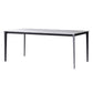 Contemporary Rectangle Dining Table Stone Dining Table with 4 Legs