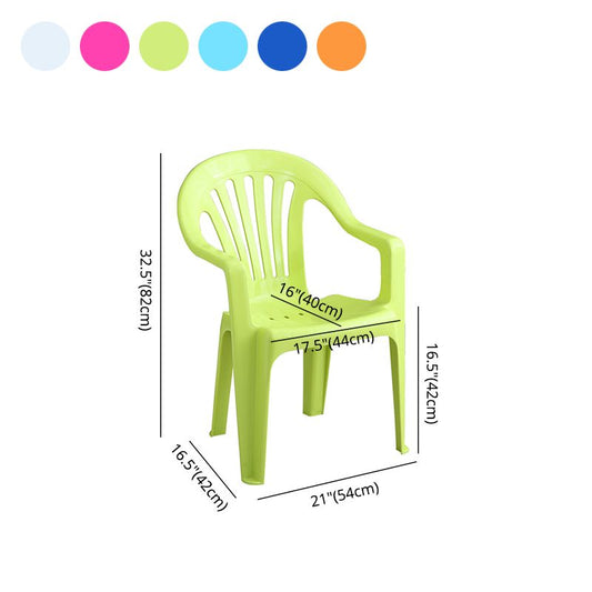 Minimalist Style Slat Back Chair Plastic Stacking Dining Side Chairs for Home Clearhalo ' kitchen&dining_furn' 'Dining Chairs' 'Dining Tables & Seating' 'dining_chair' 'furn' 'furn_dining_chair' 'Furniture' 'furniture_dining_chair' 'Kitchen & Dining Furniture' 'kitchen' 1200x1200_0d7ba49c-98e2-4dcd-b70e-1011ffacfd54