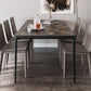 Industrial Sintered Stone Top Table Rectangular Table with Metal Base Clearhalo 'Dining Tables & Seating' 'Dining Tables' 'dining_table' 'furn' 'furn_dining_table' 'Furniture' 'Kitchen & Dining Furniture' 1200x1200_0d7c4492-7d3c-4c40-a23f-e9afeab19dca