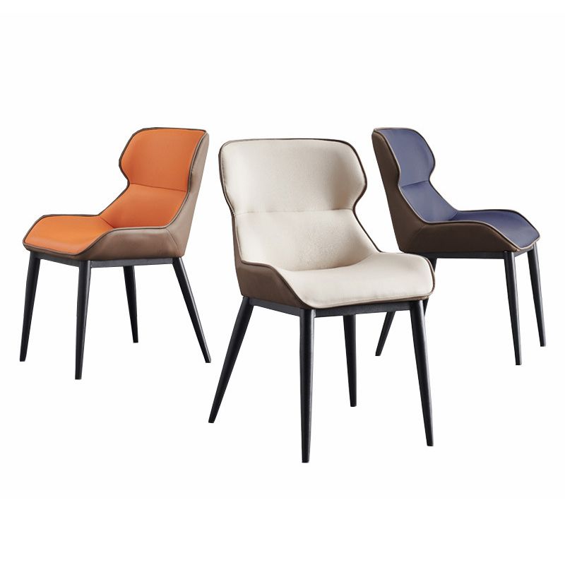 Modern Style Chairs Dining Arm Chairs for Kitchen with Metal Legs Clearhalo 'Dining Chairs' 'Dining Tables & Seating' 'dining_chair' 'furn' 'furn_dining_chair' 'Furniture' 'furniture_dining_chair' 'Kitchen & Dining Furniture' 1200x1200_0d7ed834-c2c5-4cac-bb67-ffdd626b7aea