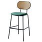 Scandinavian Low Back Armless Stool Velvet Upholstered Counter Stool Clearhalo 'Bar Furniture' 'Bar Stools' 'bar_stools' 'furn' 'furn_bar_stools' 'Furniture' 'Kitchen & Dining Furniture' 1200x1200_0d7f933b-beac-43f8-be42-2b29e7afcd06