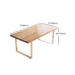 Moderne natuurlijke afwerking Dinerset 1/3/5 stuks houten dinette set voor thuis