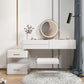 Hedendaagse make -up ijdelheid bureau leisteen top ijdelheid kleedtafel set