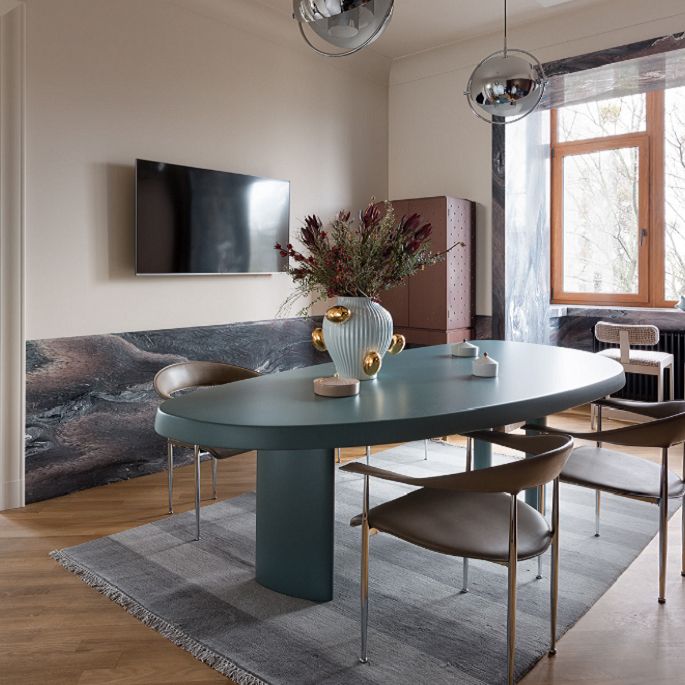 フリーフォーム産業スタイルの作業テーブルソリッドウッドオフィスデスク