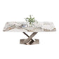 Stainless Steel Traditional Luxury Table Sintered Stone Table with Pedestal base Clearhalo ' dining_table' 'Dining Tables & Seating' 'Dining Tables' 'furn' 'furn_dining_table' 'Furniture' 'furniture_dining_table' 'Kitchen & Dining Furniture' 'kitchen&dining_furn' 'kitchen' 'kitchen_dining_table' 1200x1200_0d8338e4-0274-4fb6-b5f5-d2321f2db8df