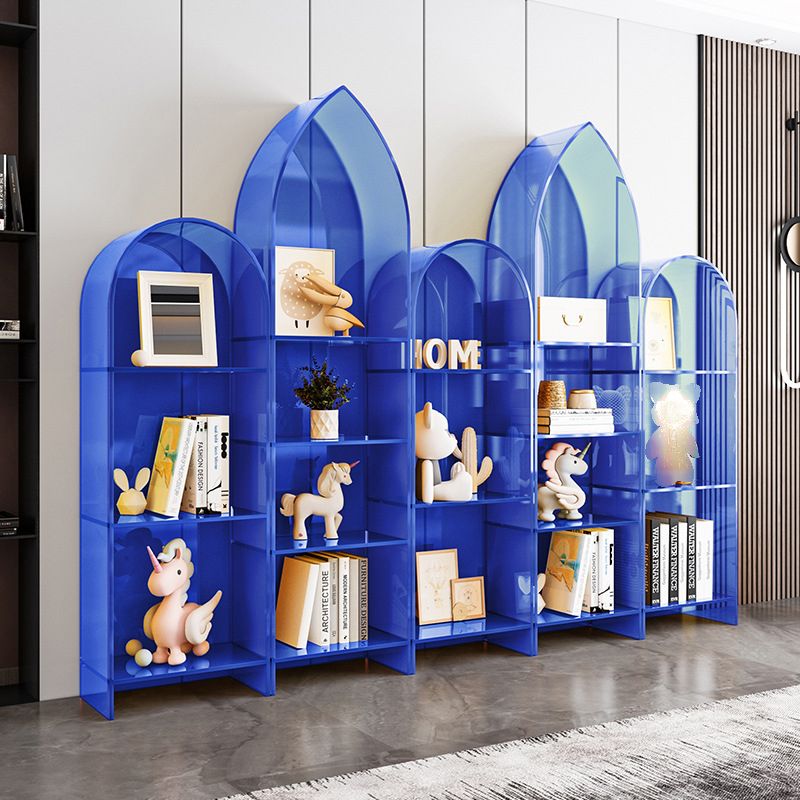 Bibliothèque d'étagère standard de bibliothèque acrylique glam pour la salle d'étude 9.8 "W