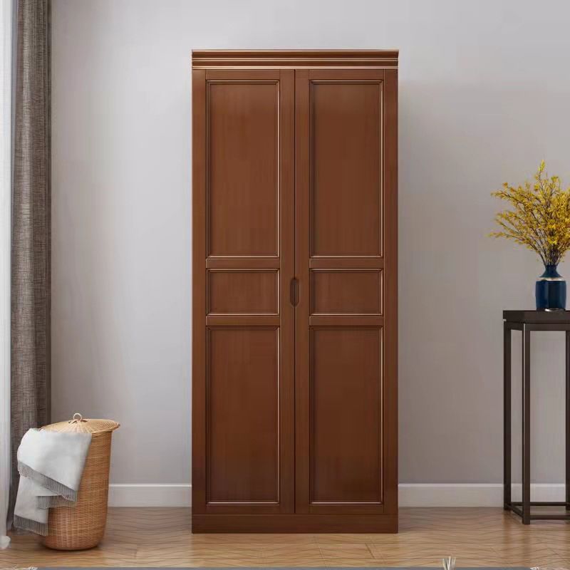 Matte Finish Cabinet for Bedroom Traditional Rubberwood Storage Cabinet Clearhalo 'Armoires & Wardrobes' 'armoires_wardrobes' 'Bedroom Furniture' 'furn' 'furn_armoires_wardrobes' 'Furniture' 1200x1200_0d85c46e-830b-42f2-9820-d4d3c948f107
