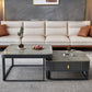 Slate Coffee Table Glam Frame Nesting Coffee Table Set with Drawer Clearhalo 'Coffee & Accent Tables' 'Coffee Tables' 'coffee_tables' 'furn' 'furn_coffee_tables' 'Furniture' 'Living Room Furniture' 1200x1200_0d89e268-0dff-406e-a659-907ee944b418