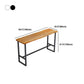 Rectangle Wood Bar Dining Table Contemporary Bar Table with Trestle Base Clearhalo 'Bar Furniture' 'Bar Tables' 'bar_tables' 'furn' 'furn_bar_tables' 'Furniture' 'furniture_bar_tables' 'Kitchen & Dining Furniture' 1200x1200_0d8a5e04-7f89-423f-81d4-e381ff55ed5e