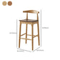 Modern Armless Backrest Counter Stool Wood Cafe Bar Stool with Wooden Seat Clearhalo 'Bar Furniture' 'Bar Stools' 'bar_stools' 'furn' 'furn_bar_stools' 'Furniture' 'Kitchen & Dining Furniture' 1200x1200_0d8dc5c6-00db-49ad-aa3e-66770f80297a