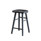 Solid Wood Dining Stools Black Armless Bar Stools with Footrest Clearhalo 'Bar Furniture' 'Bar Stools' 'bar_stools' 'furn' 'furn_bar_stools' 'Furniture' 'Kitchen & Dining Furniture' 1200x1200_0d8e68a5-5e02-4c5a-baa0-e5b401a96604