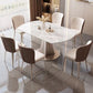 Gesinterde stenen tafel Glam eettafel voor eetkamer