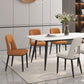 Home Scandinavian Side Chair Open Back Metal Upholstered Dining Room Chair Clearhalo ' kitchen&dining_furn' 'Dining Chairs' 'Dining Tables & Seating' 'dining_chair' 'furn' 'furn_dining_chair' 'Furniture' 'furniture_dining_chair' 'Kitchen & Dining Furniture' 'kitchen' 1200x1200_0d90edb4-6412-42f9-9367-b5717461de9a