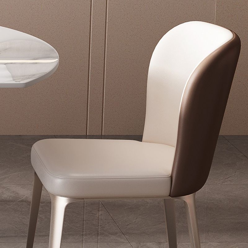 Contemporary 1/2/5/7 Pieces Dining Set Sintered Stone Dining Room Set for Small Space Clearhalo 'Dining Room Sets' 'Dining Tables & Seating' 'dining_room_set' 'furn' 'furn_dining_room_set' 'Furniture' 'furniture_dining_room_set' 'Kitchen & Dining Furniture' 1200x1200_0d94a519-ec9e-466a-ad7a-c13e0b0d4a56