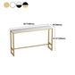 Glam Rectangle Stone Pub Bar Table Indoor Gold Iron Bar Dining Table with Trestle Pedestal Clearhalo 'Bar Furniture' 'Bar Tables' 'bar_tables' 'furn' 'furn_bar_tables' 'Furniture' 'furniture_bar_tables' 'Kitchen & Dining Furniture' 'kitchen&dining_furn' 'kitchen' 1200x1200_0d96f9ef-542e-44c1-9b4a-490bba838f91